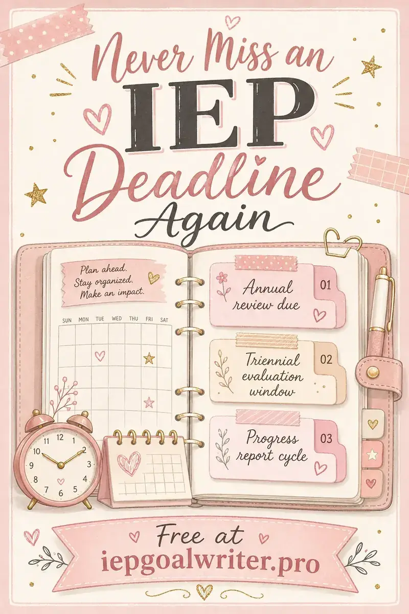 IEP Deadlines: The Dates Every Case Manager Must Track