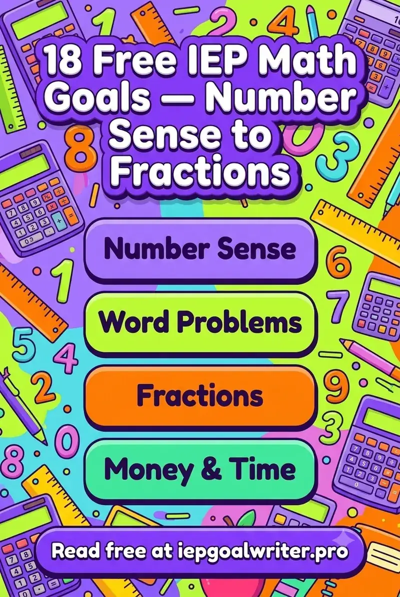 18 IEP Math Goals (With Examples)