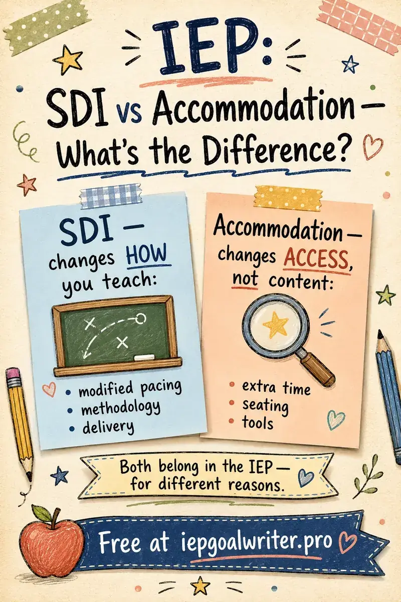 SDI vs. Accommodation: What's the Difference?