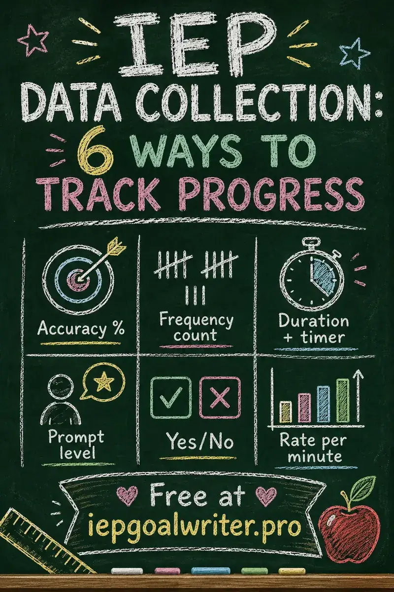 IEP Data Collection: 6 Ways to Track Progress