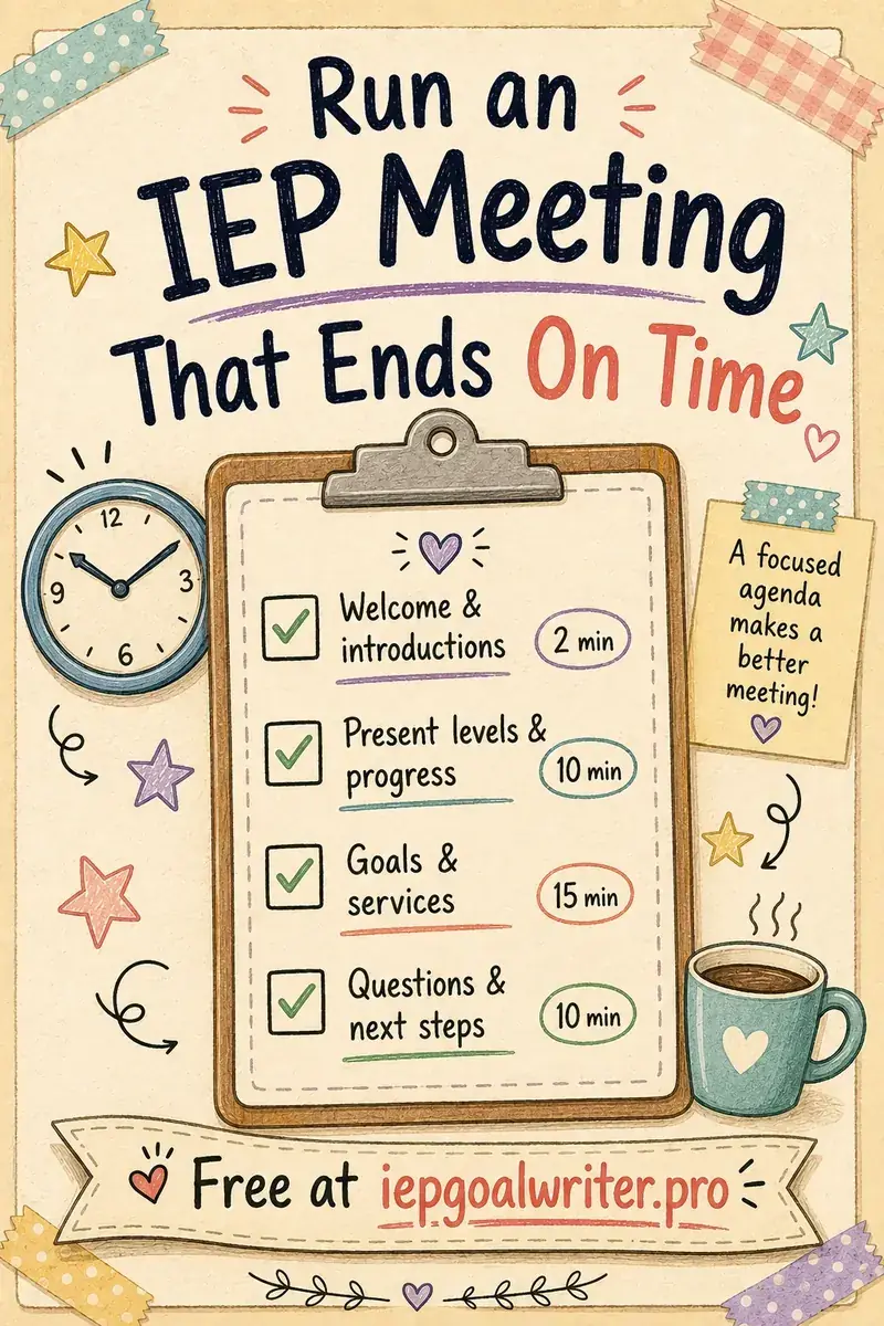 How to Run an IEP Meeting That Actually Ends On Time