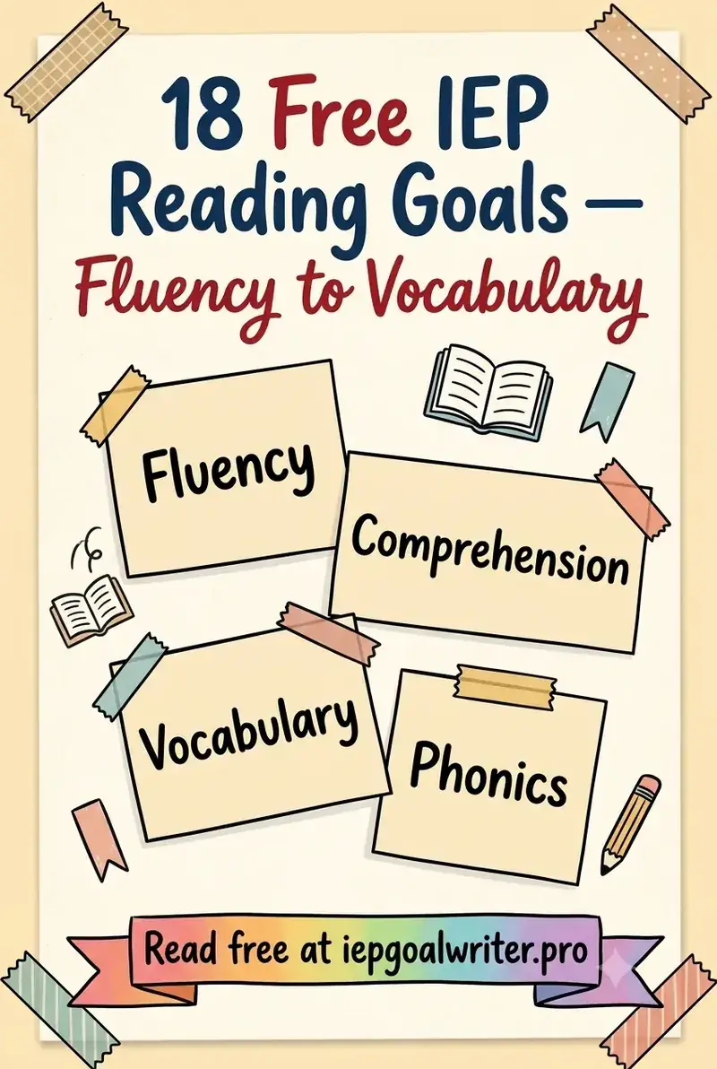 18 IEP Reading Goals (With Examples)