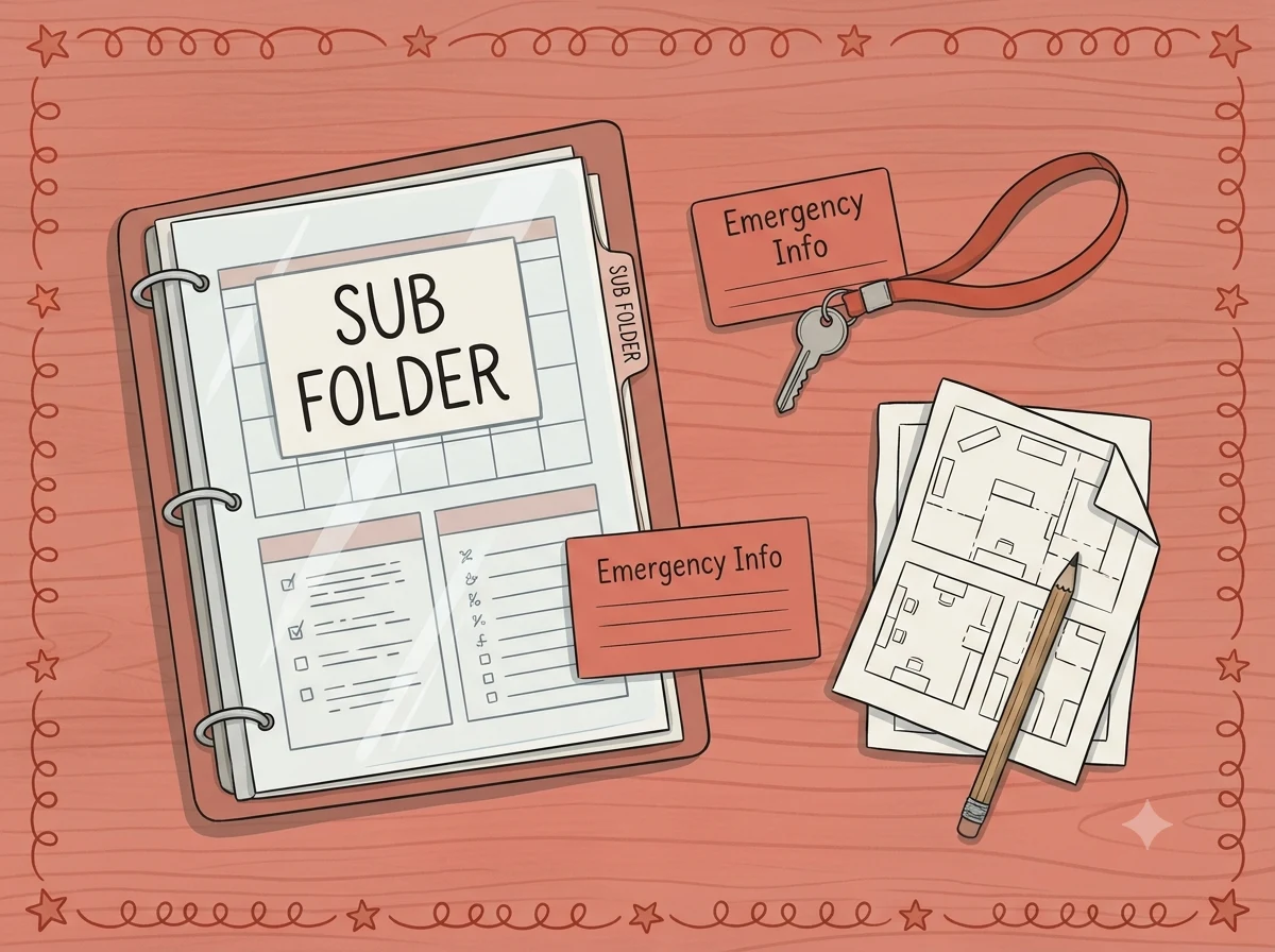Building a Substitute Folder for Your Special Education Classroom